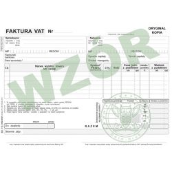 FAKTURA A5 VAT4 BRUTTO